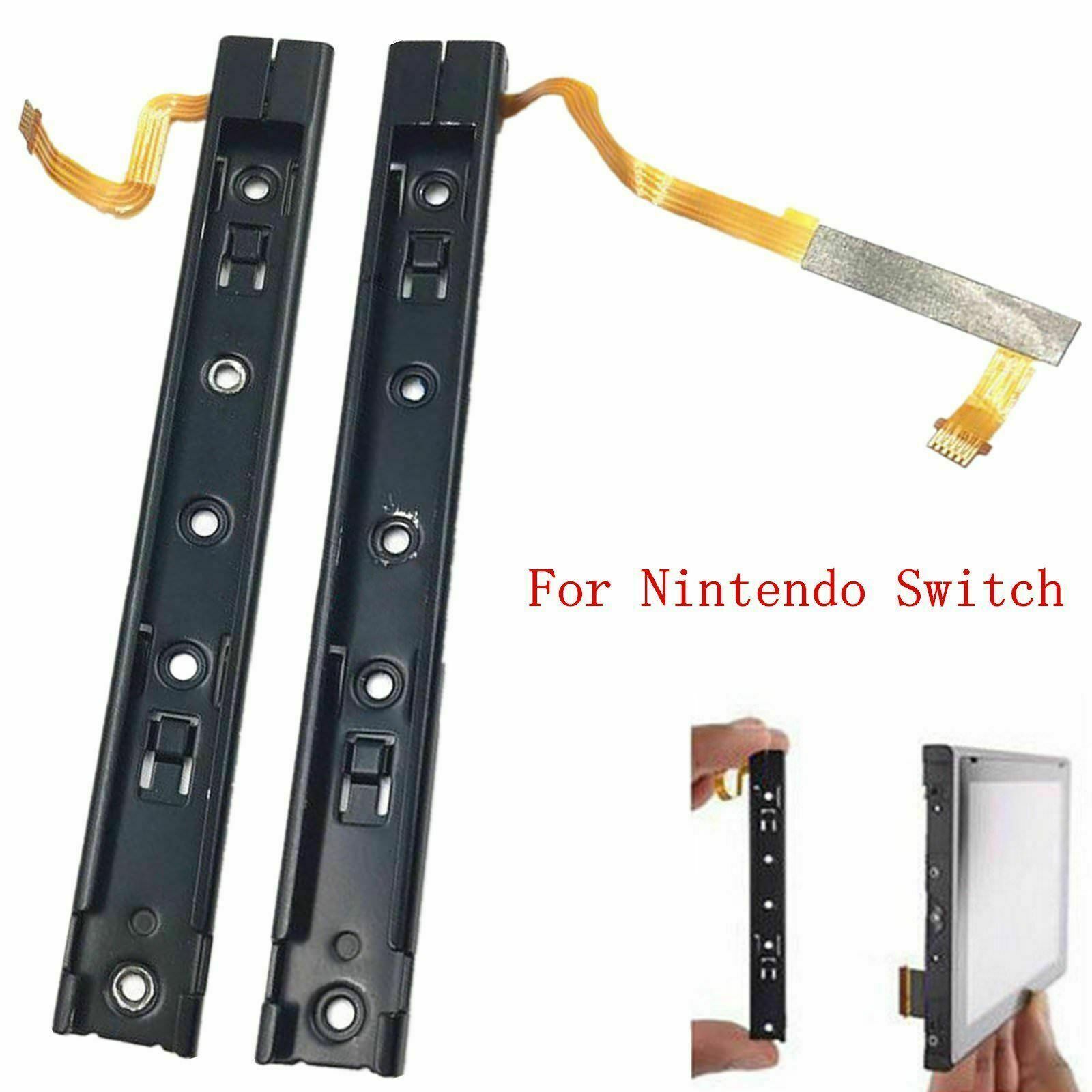 Left + Right Set Slider sliding rail with Flex Cable for Nintendo Switch Console