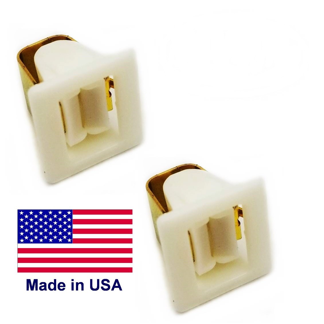 (2 Pack) EXP571 Dryer Door Catch Replaces WE01X25316,  AP6037347, PS11766999