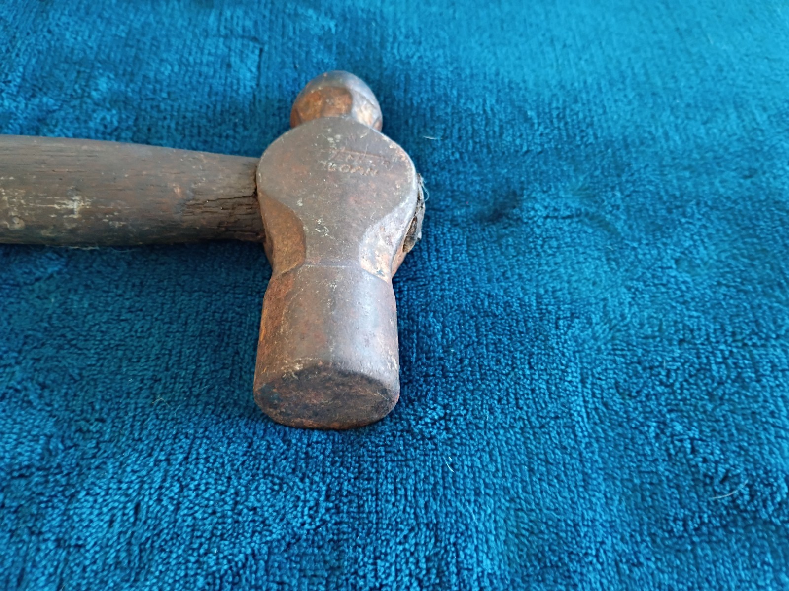 VTG True Temper Vulcan Ball Peen Hammer, 1 LB 4oz Head, Blacksmith.