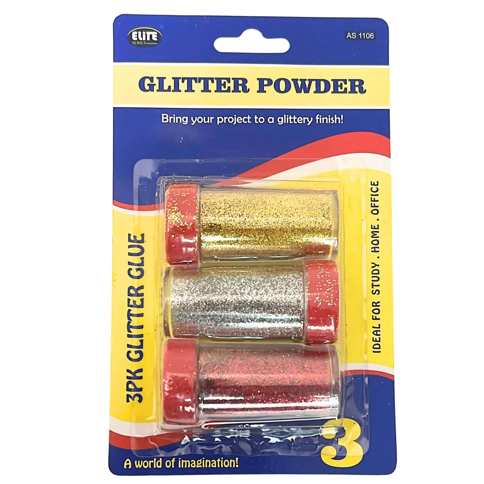Glitter Powder – Vibrant and Sparkly: 3 Pack