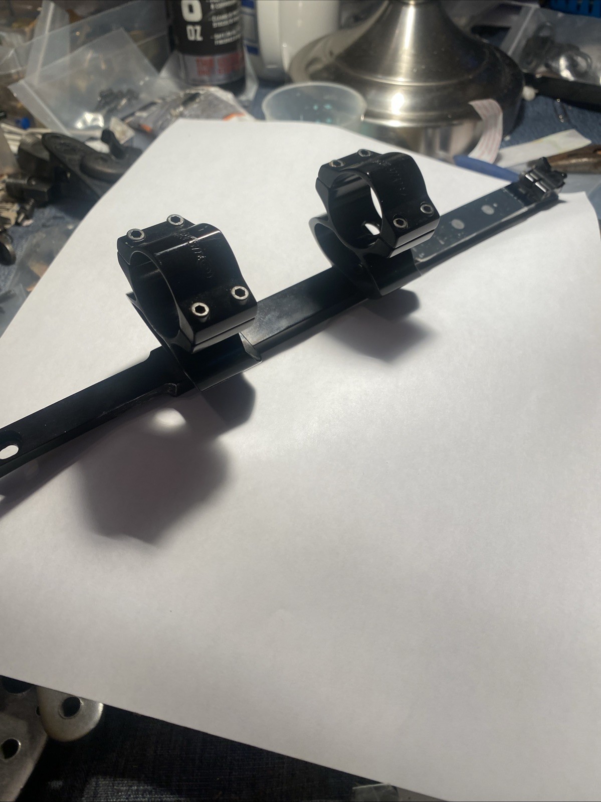 Mount, Rings And V Sights For Scope On Muzzleloader