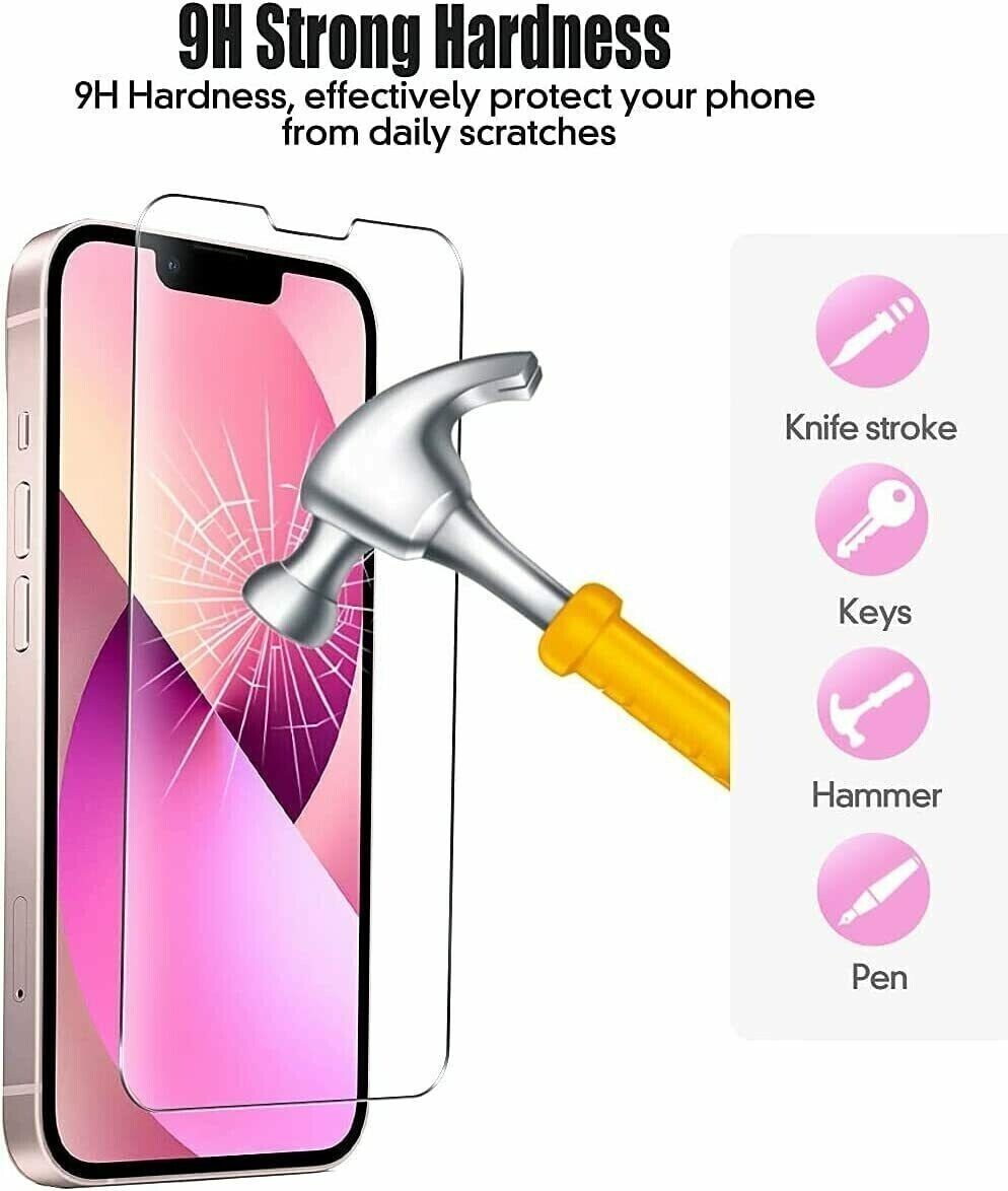 TEMPERED GLASS SCREEN PROTECTOR For SAMSUNG GALAXY A14 9H FULL COVERAGE GORILLA