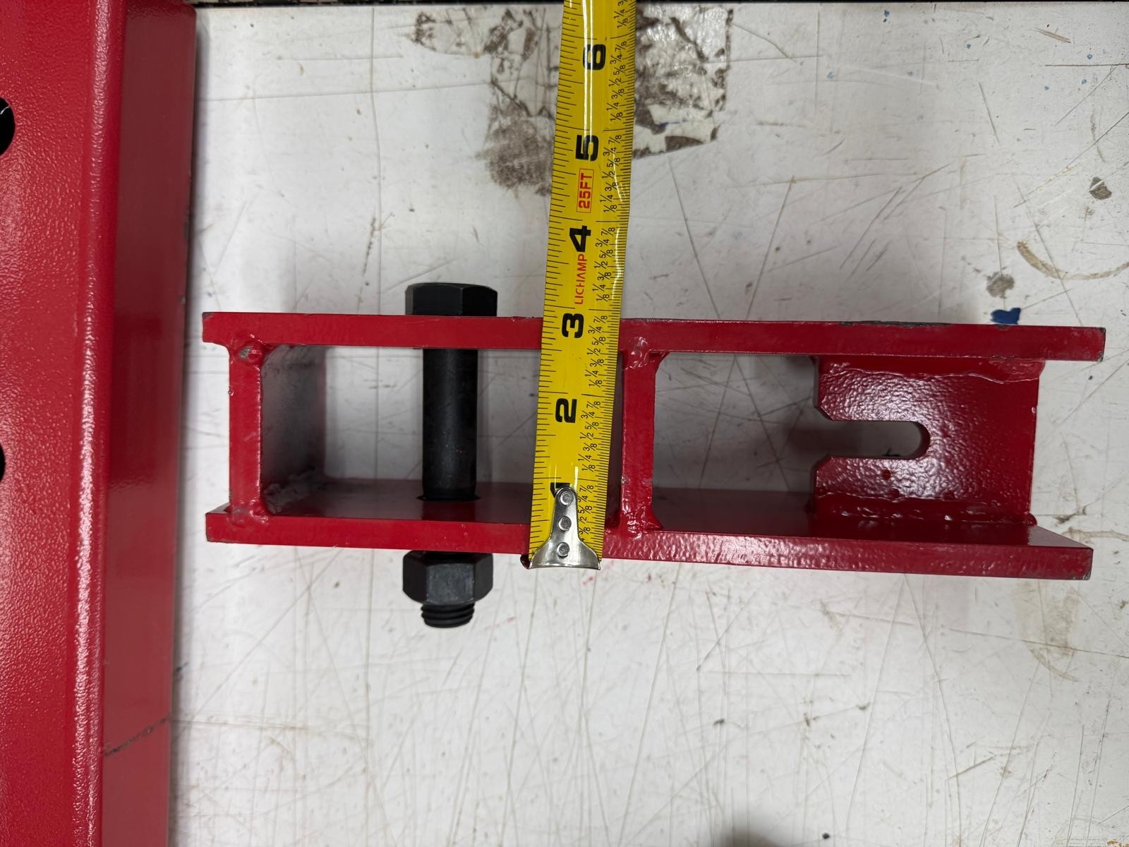Roof bar attachment with Hydraulic Cylinder for frame puller frame machine