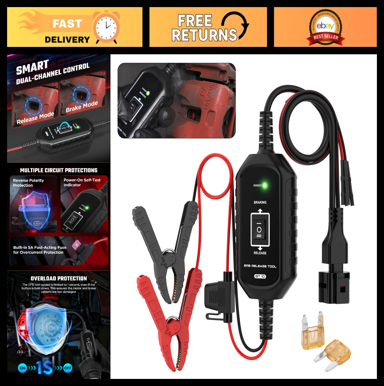 Emergency Electronic Parking Brake Release Tool - Smart EPB Reset & Service Tool