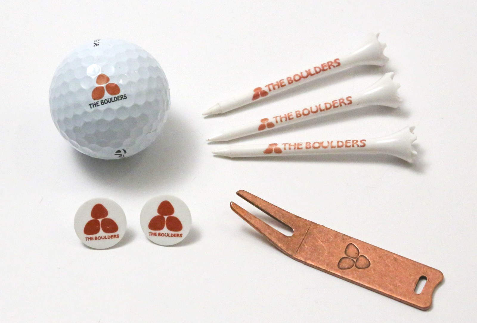 The Boulders Golf Resort Scottsdale, AZ Golf Ball, Divot Tool, Ball Marker, Tees
