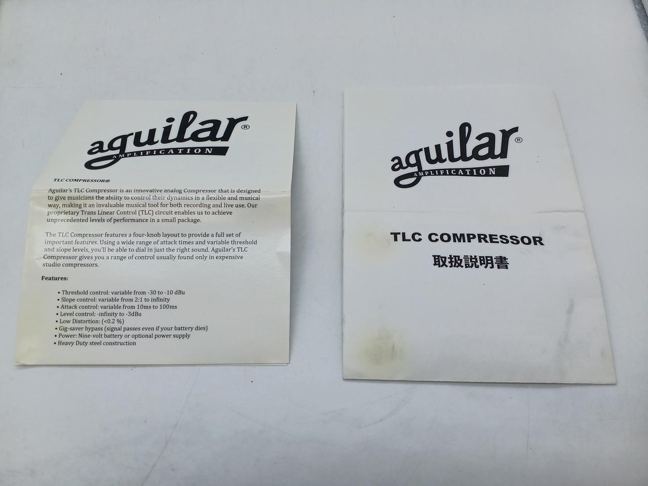 AGUILAR Effects Pedal TLC COMPRESSOR