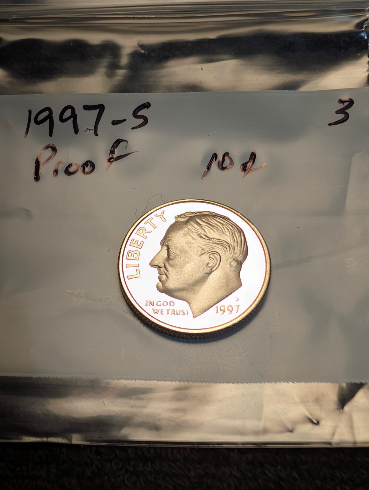 1997-S Proof Roosevelt Dime  ** From Proof Set **