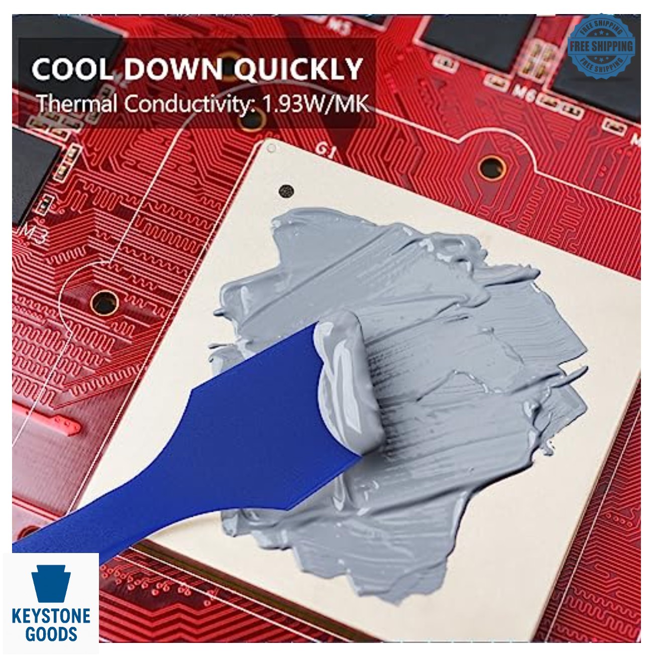 Thermal Paste 100 Grams 1.93W/mk CPU GPU Heatsink Grease Carbon Based High