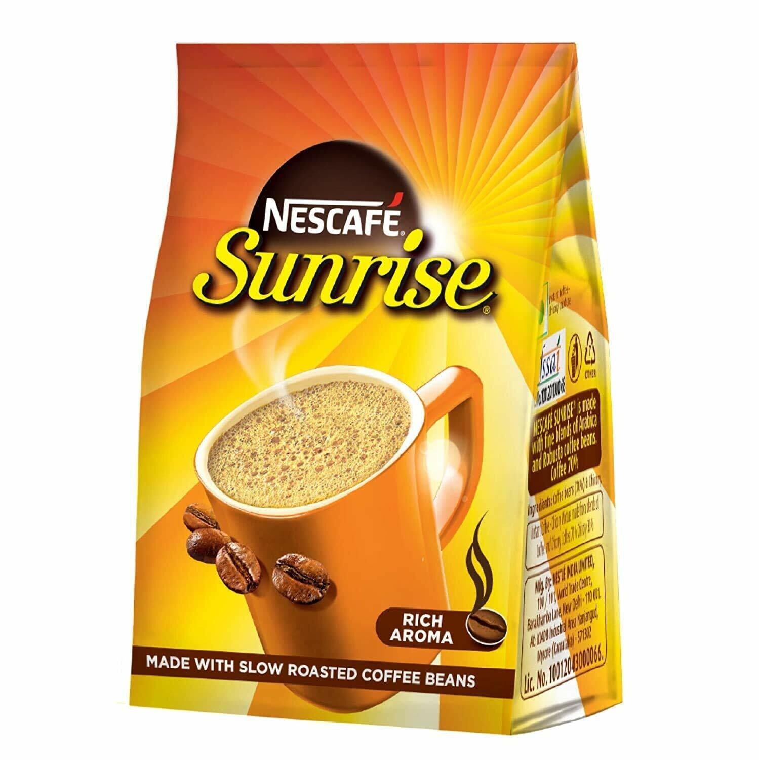 India Sunrise Rich Aroma, Instant Coffee-Chicory Mix, 200gm