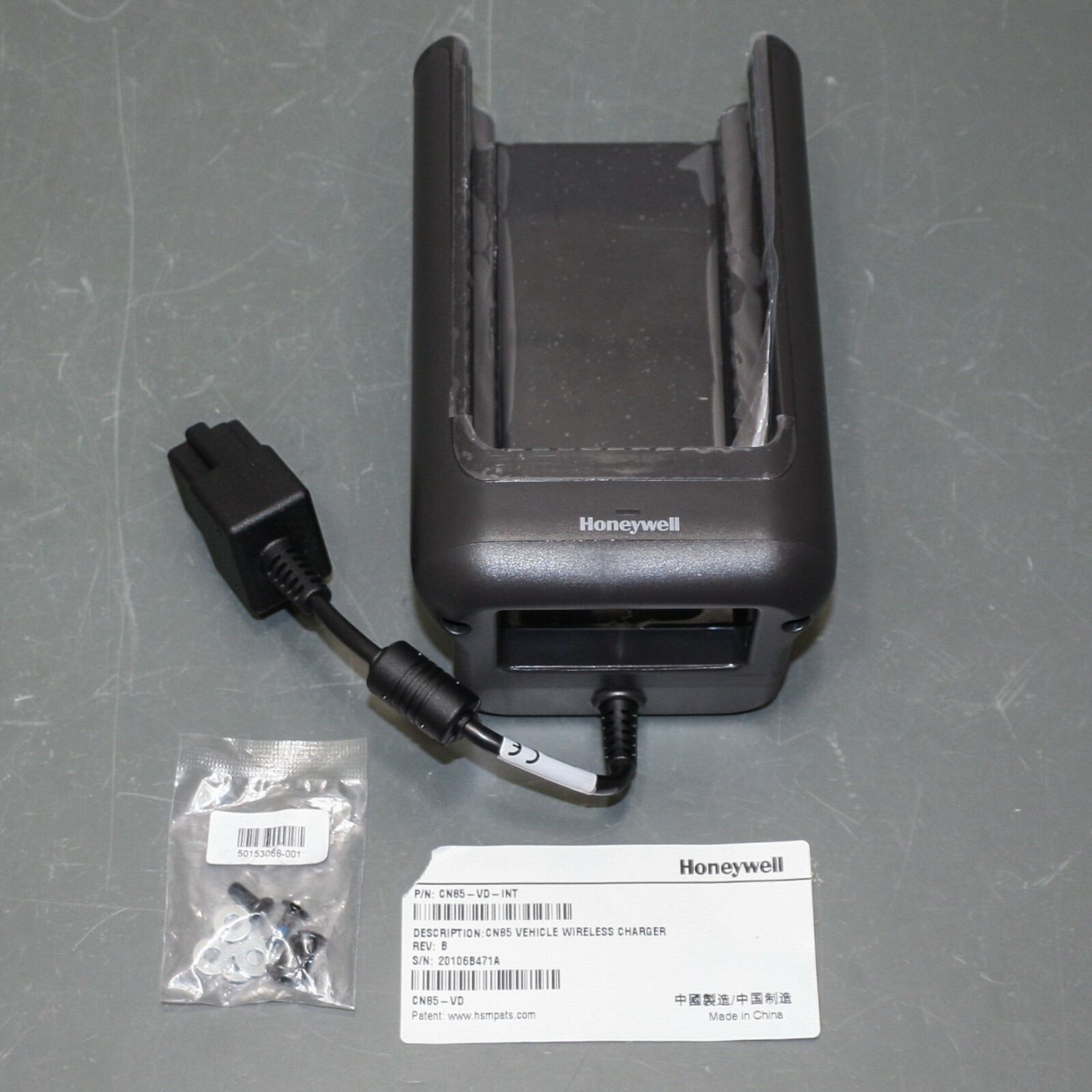 Honeywell Wireless Vehicle Charger CN85-VD-INT, Docking Cradle for Dolphin CN85