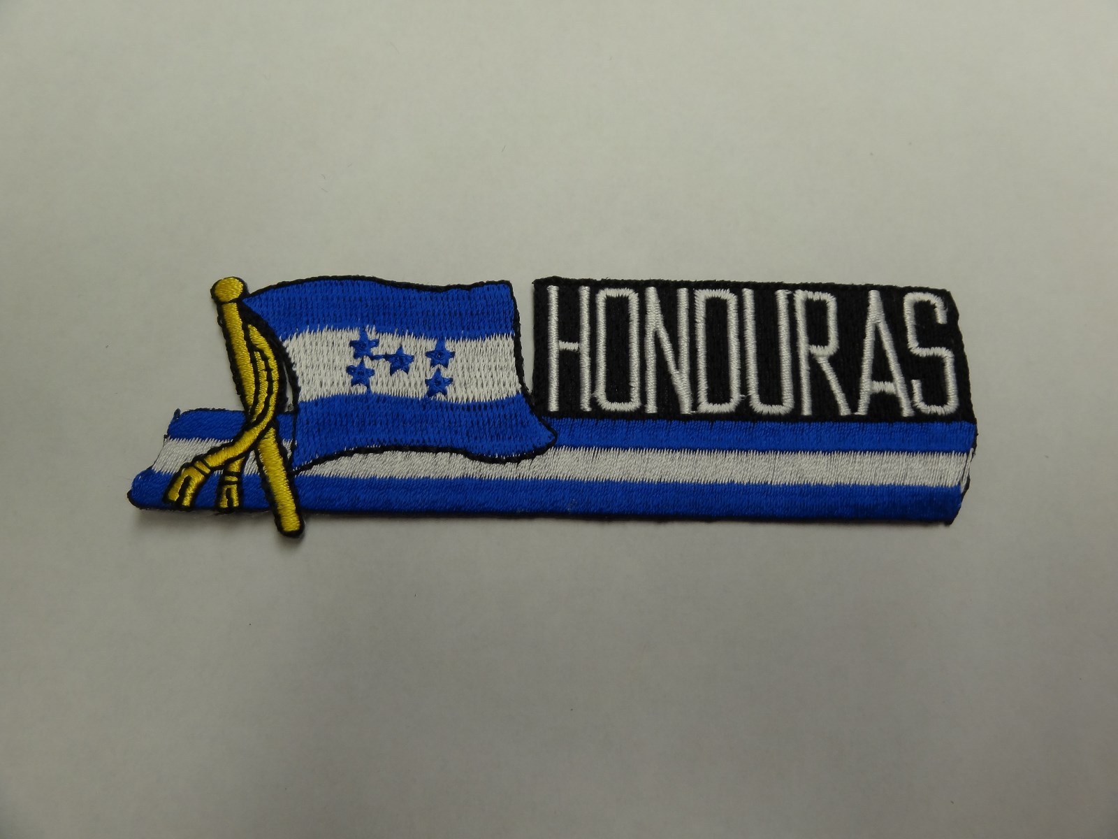 PATCH COUNTRY FLAG SEW ON FOR JACKET SHORTS OR PANTS HONDURAS