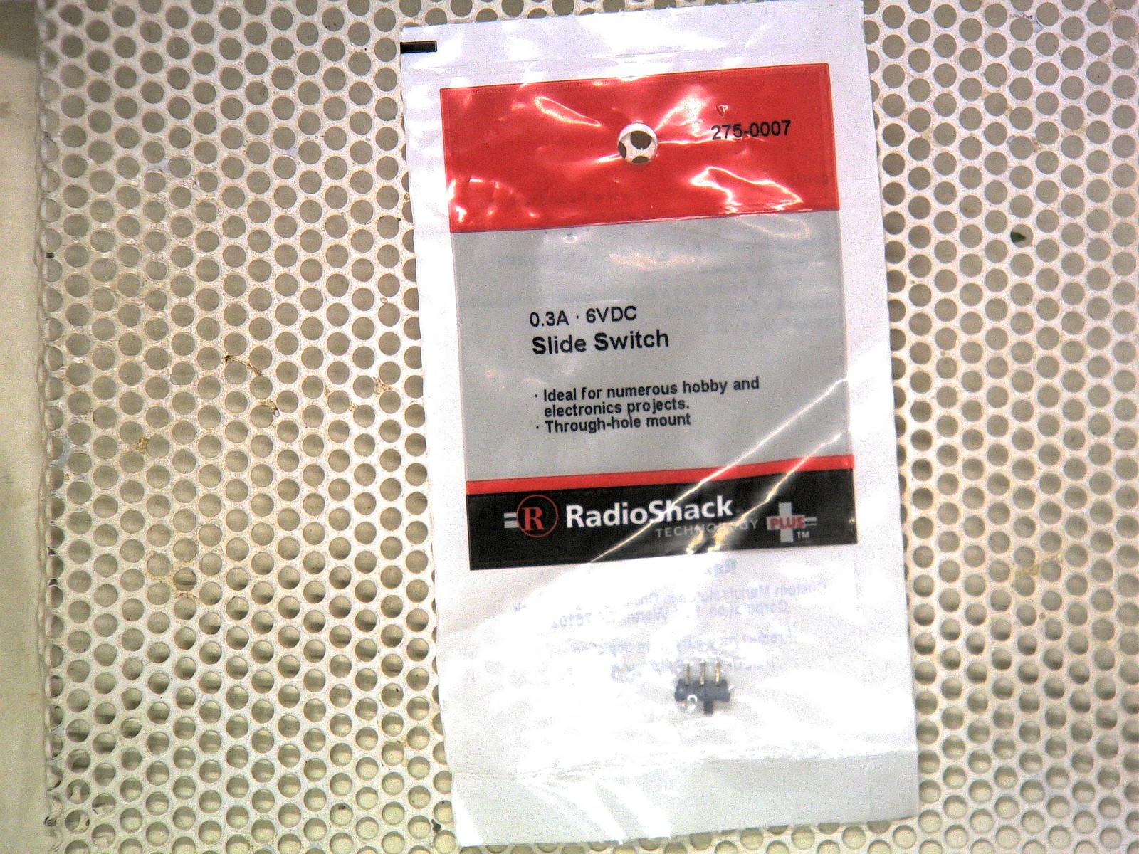 RadioShack DPDT 6VDC Slide Switch