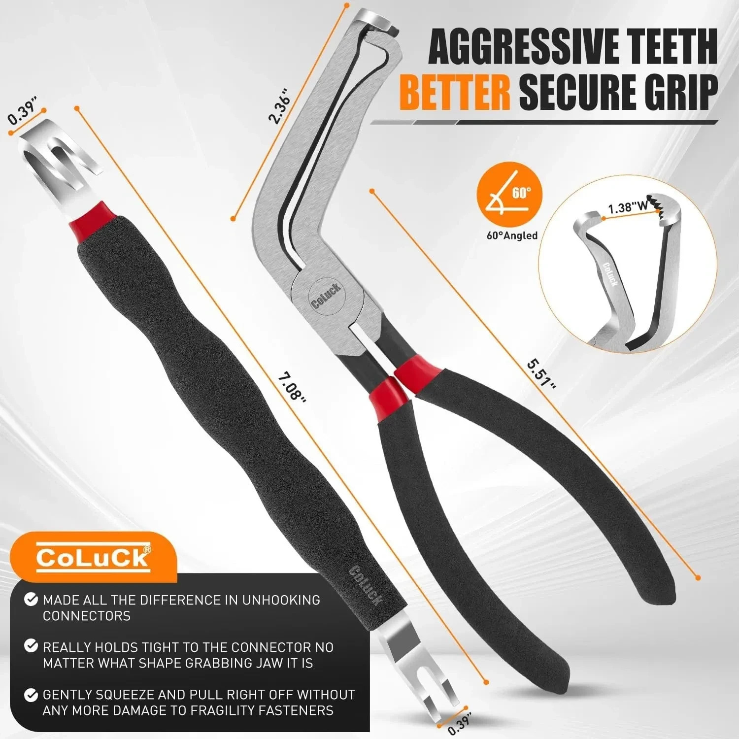 2PCS Electrical Disconnect Plier Connector Separator Removal Tool Kit Automotive