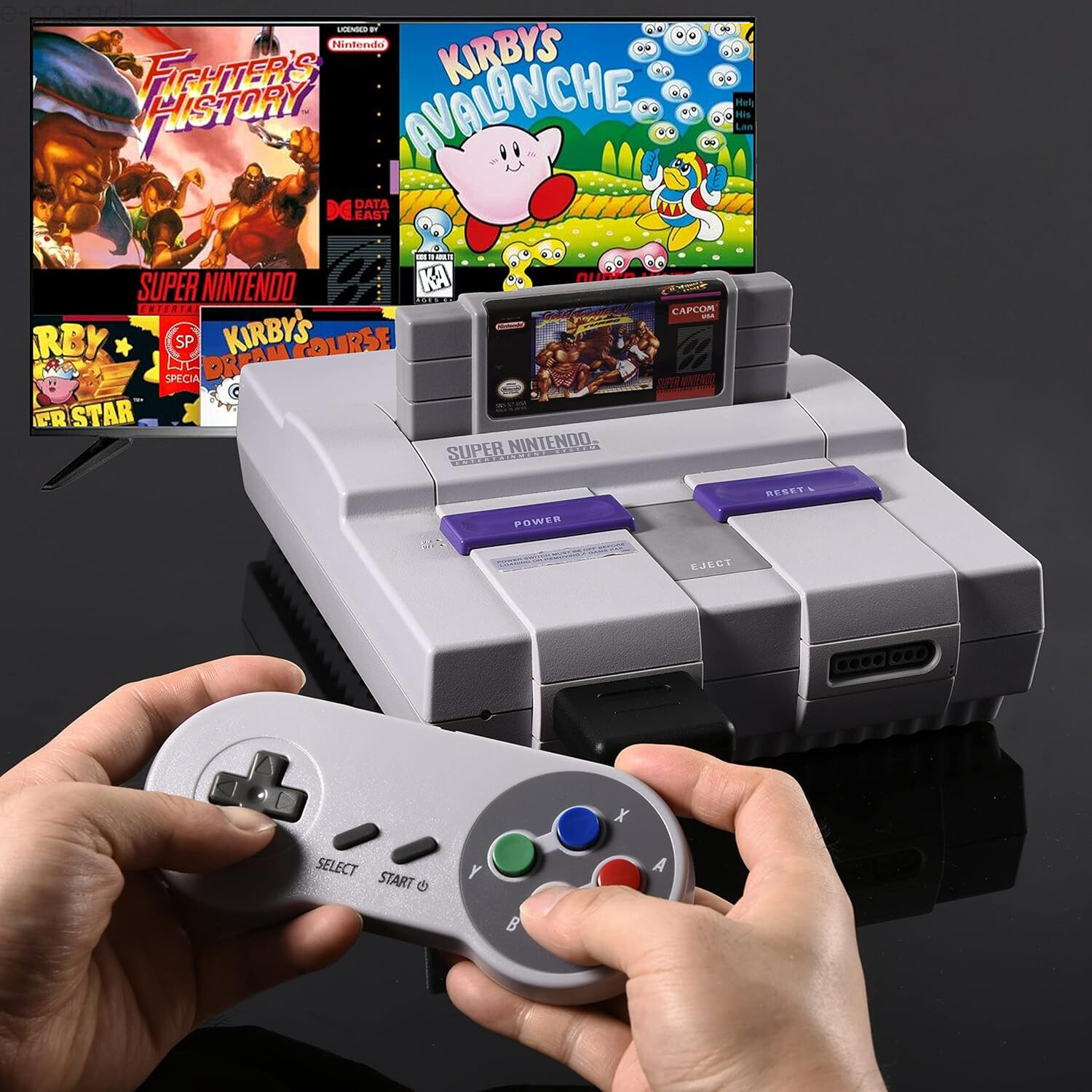 2PCS SNES Game Controller for Original Super Nintendo Game Entertainment System