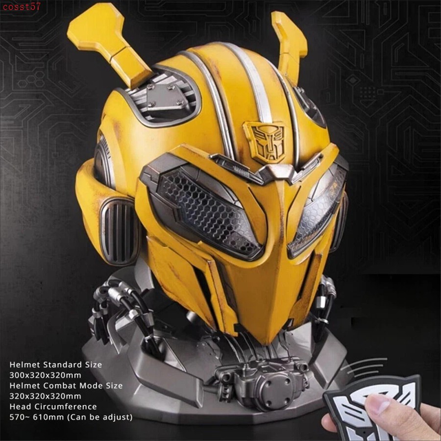 Killerbody Transformers Bumblebee Helmet Mask Deformable Voice Control Toy Gift