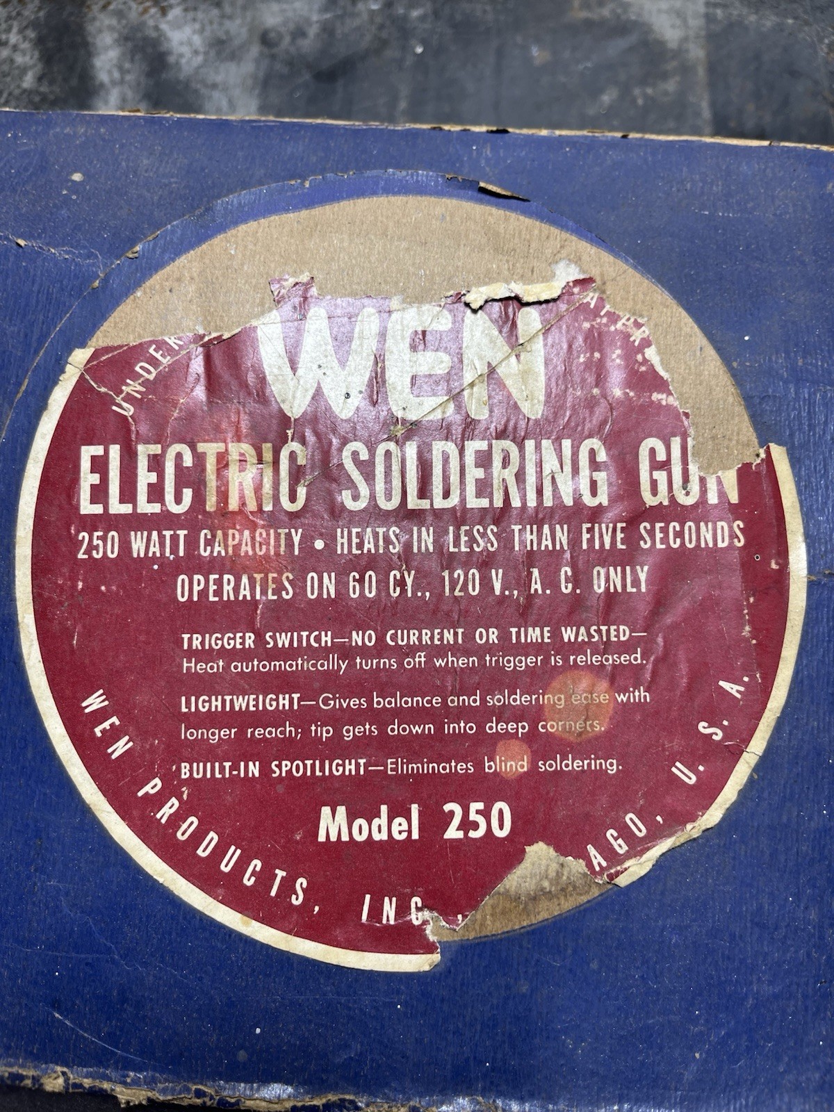 Vintage WEN Soldering Gun Used