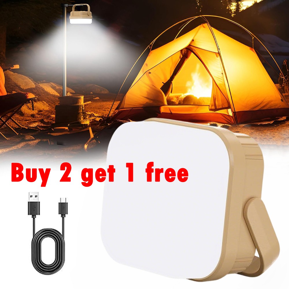 Portable LED Camping Lights USB Rechargeable Outdoor Tents Lamp Super Bright