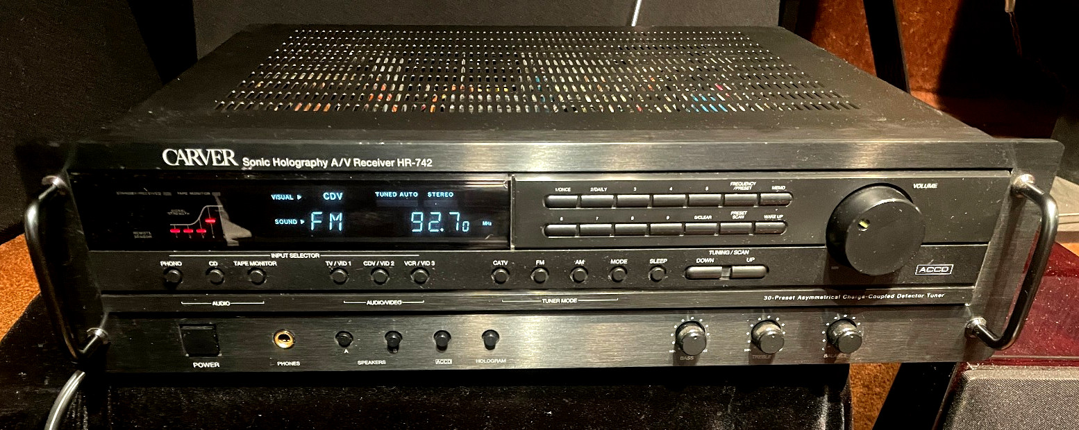 Carver Sonic Holography A/V Receiver HR-742