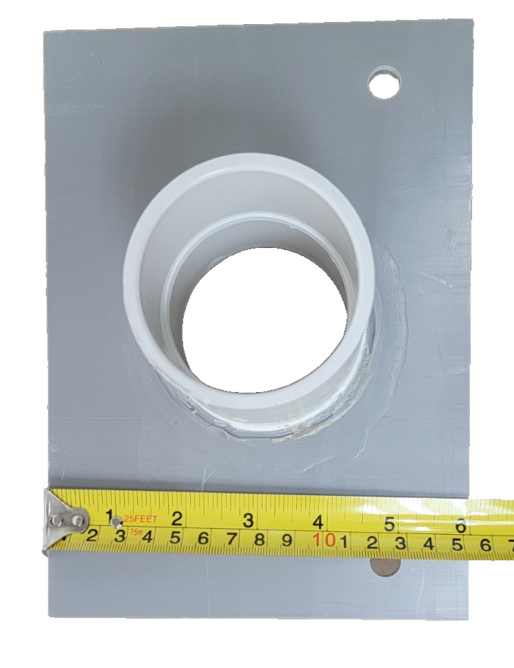 CAPSHURE-BO-02-02 2" Deep Deck Drain Bottom Outlet / Encap