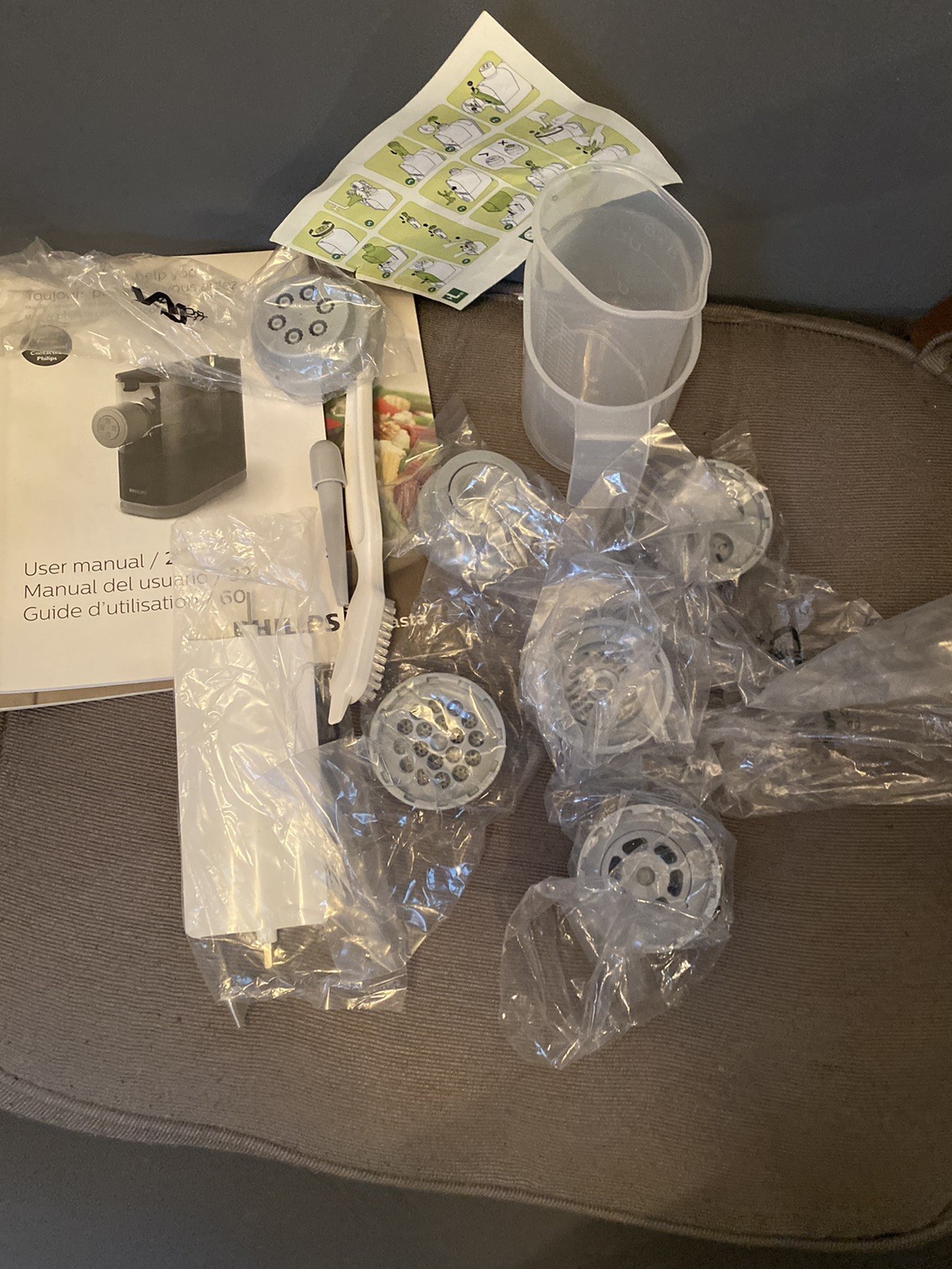 Philips Electric Pasta Maker Machine Extruder - NEW-OPEN BOX