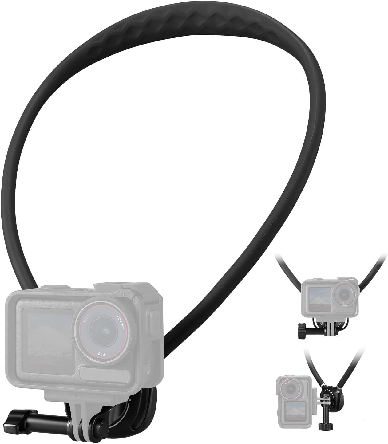 K&F CONCEPT Neck Mount with Air Cushion Camera POV Mount for GoPro Insta 360 DJI