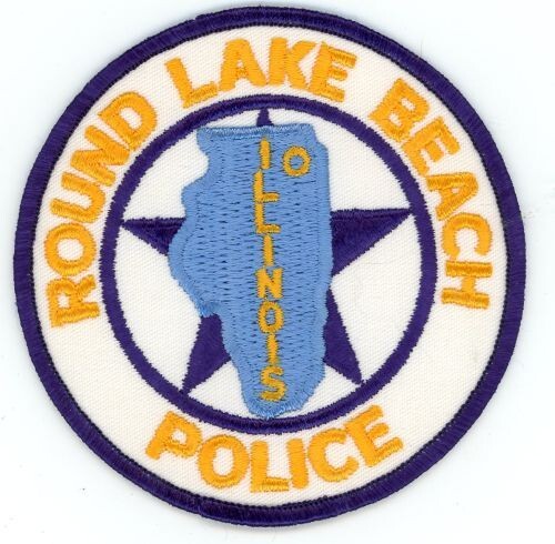 ILLINOIS IL ROUND LAKE BEACH POLICE NICE SHOULDER PATCH SHERIFF
