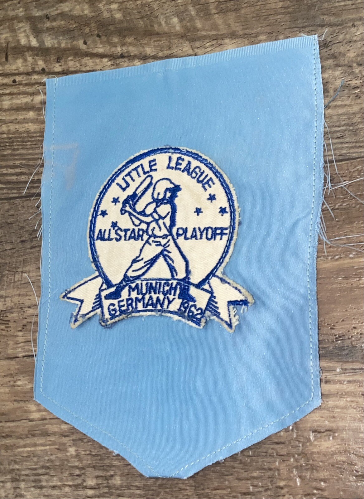 Rare Vintage 1962 Little League Baseball All Star Patch Munich Germany