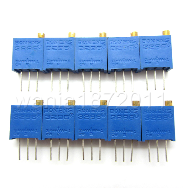 10 X New 1M Ohms 3296W Trimmer Trim Potentiometer Pot Resistors 105