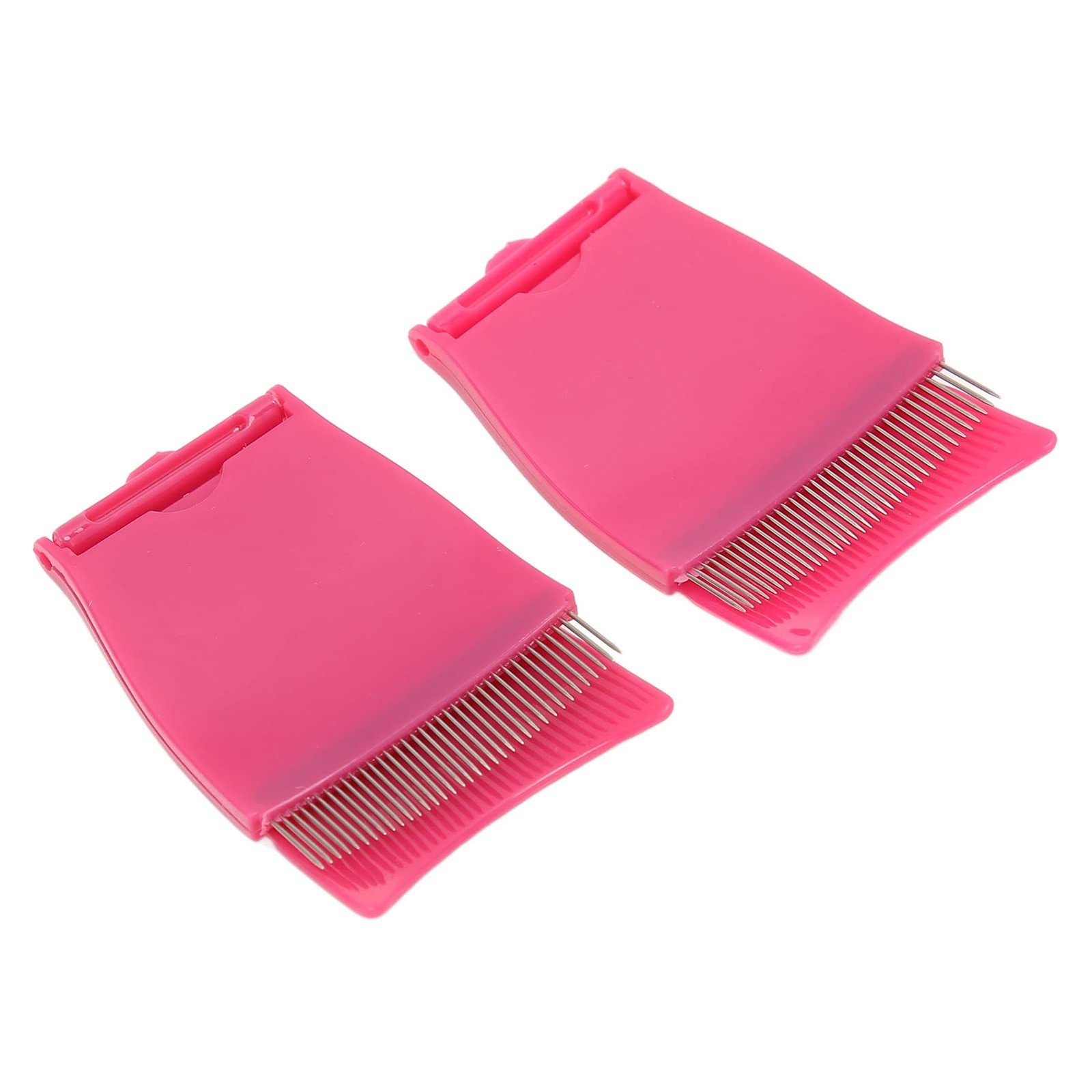 2pcs Eyelash Comb Separator Portable Folding Grooming Tool Mascara Brush Groo...