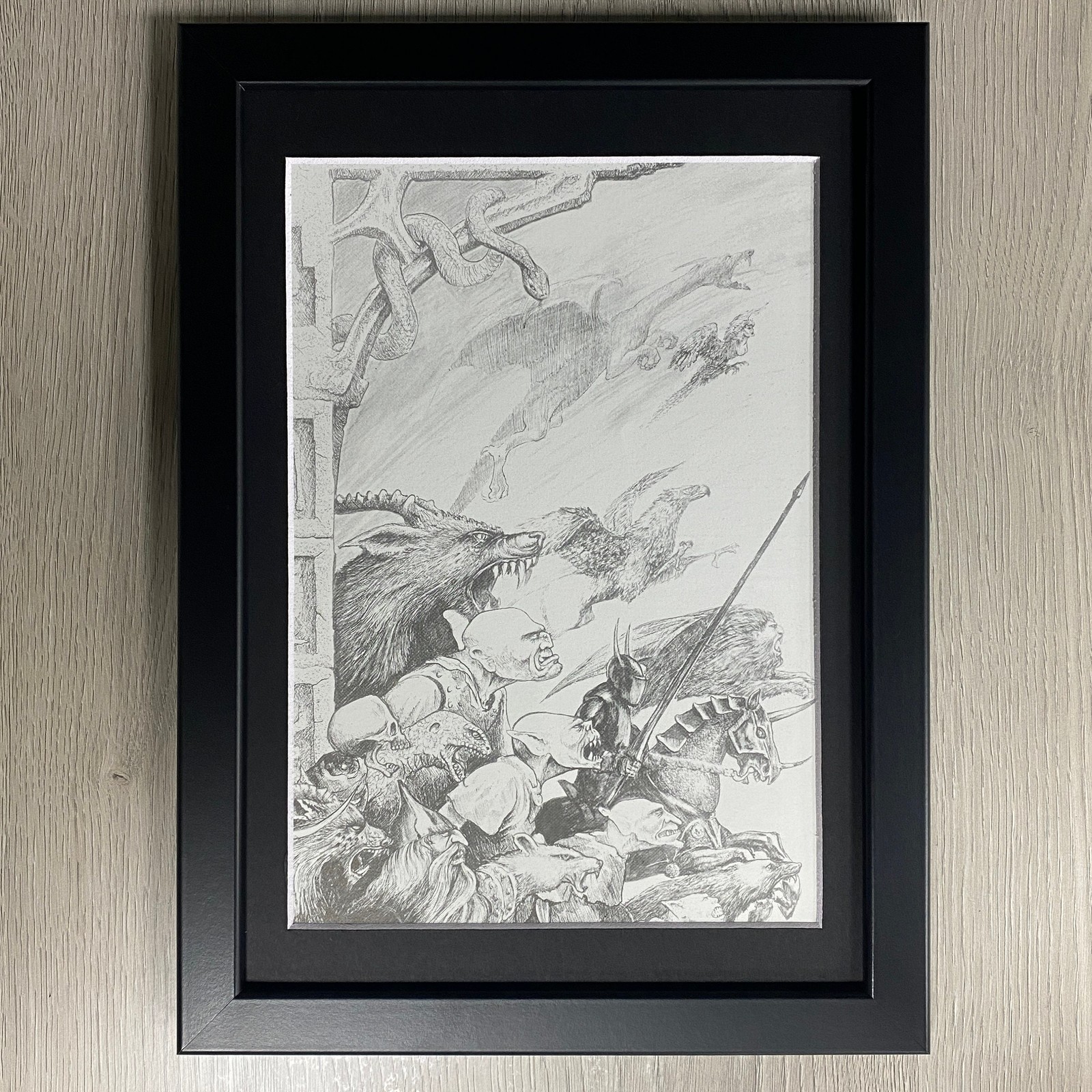 FRAMED WARHAMMER FANTASY ROLEPLAY ART 1ST EDITION THE WORLD AOS AGE OF SIGMAR
