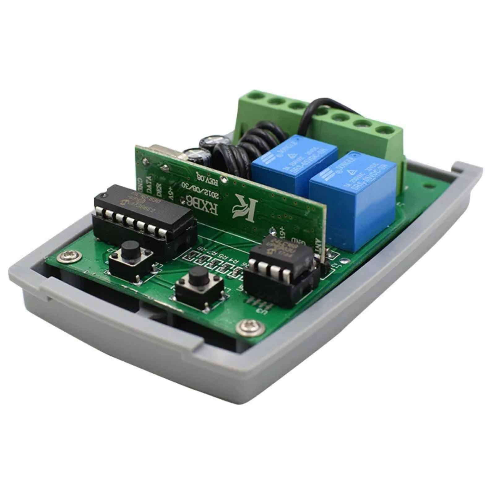 Rolling Code Universal 2-Channel Remote Control Switch Receiver Motor