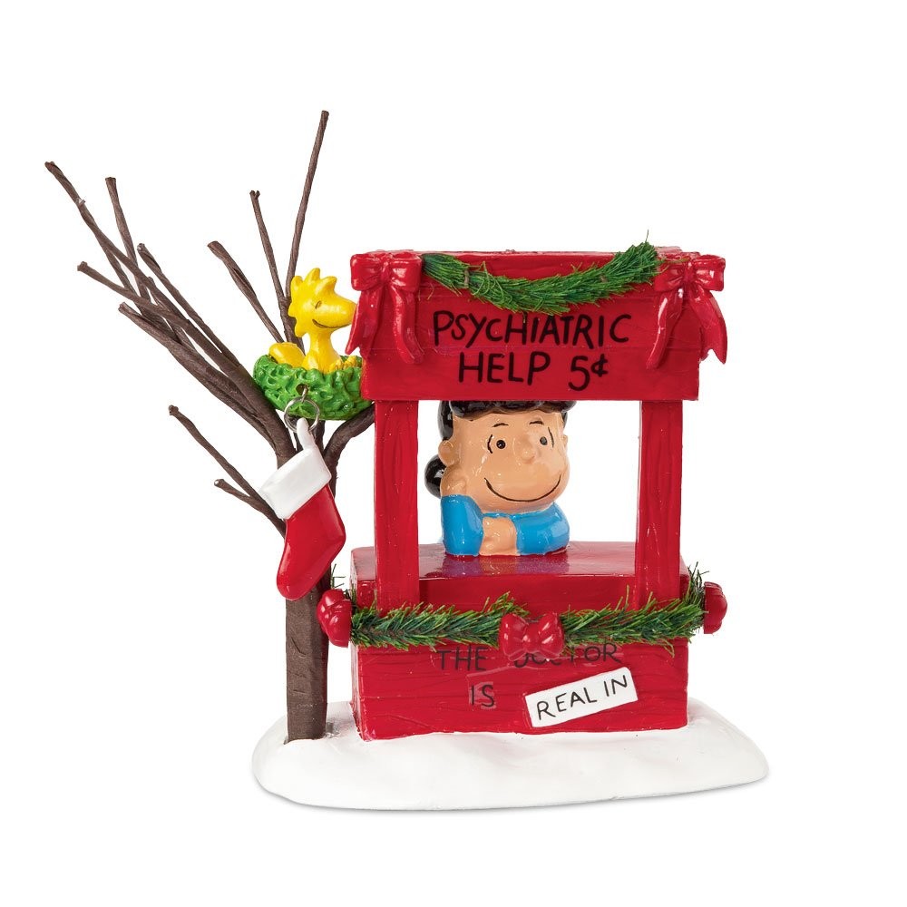 Department 56 Peanuts Village Lucy is in Accessory Figurine