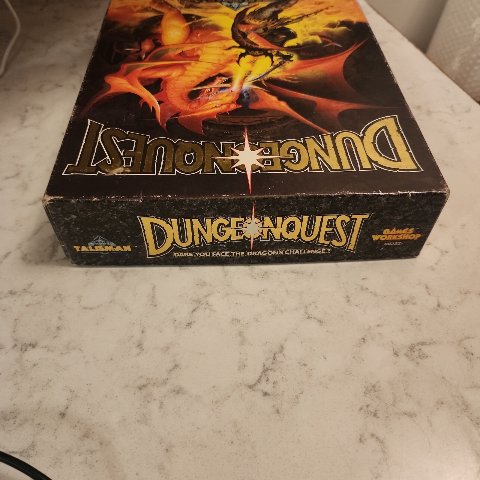 VTG 1987 Games Workshop DUNGEONQUEST Board Game Talisman NEAR COMPLETE - Read