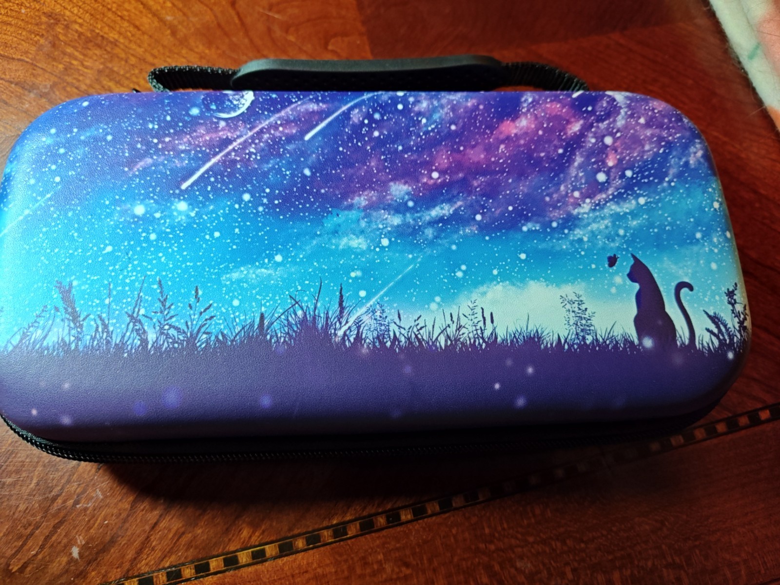 Nintendo Switch Carrying Case OLED CASE ONLY Cat Starry Night NEW