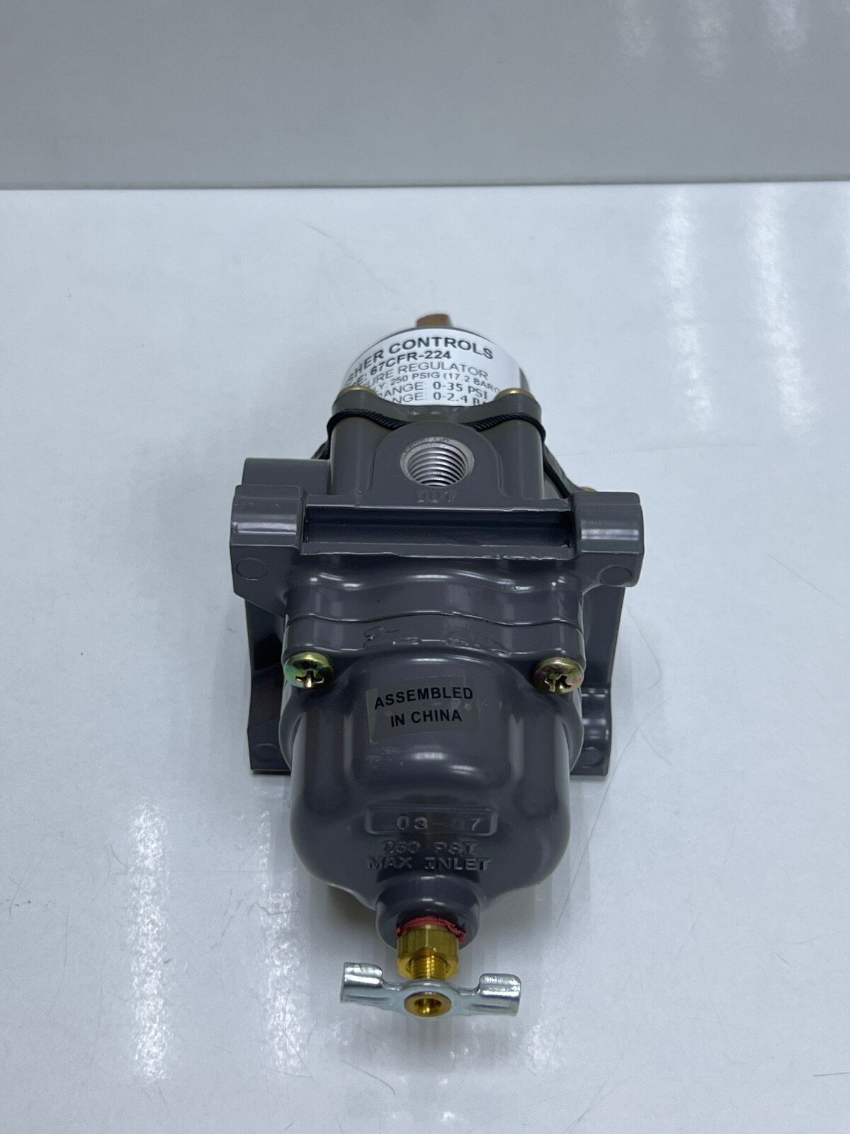 FISHER 67CFR-224 PRESSURE REGULATOR