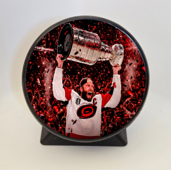 Jordan Staal 2026 Stanley Cup Champion Hockey Puck With Stand
