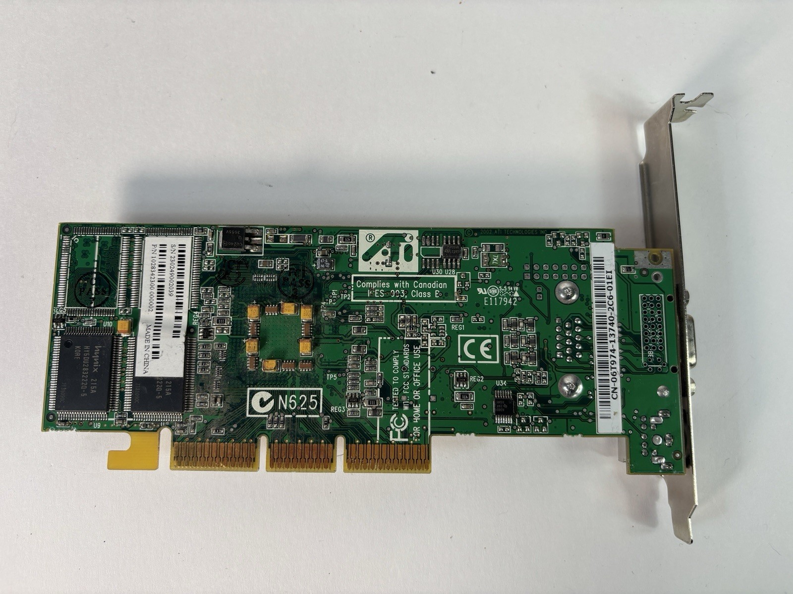 ATI E-G012-02-1214 (B) AGP VGA