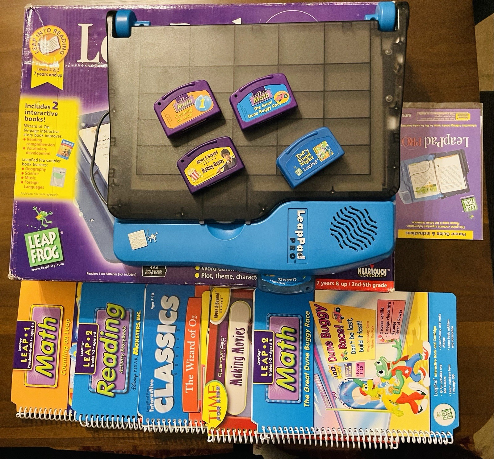 Leap Frog LeapPad Pro Children’s Interactive Reading Set Books With Games