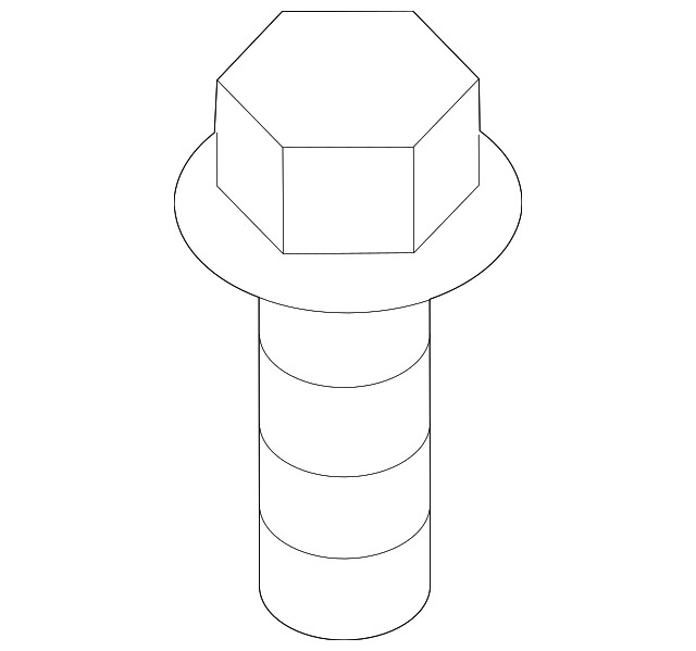 Genuine Mitsubishi Ignition Coil Bolt MF911157