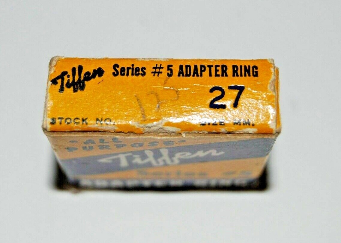 Vintage TIFFEN Adapter Ring 27mm Series #5
