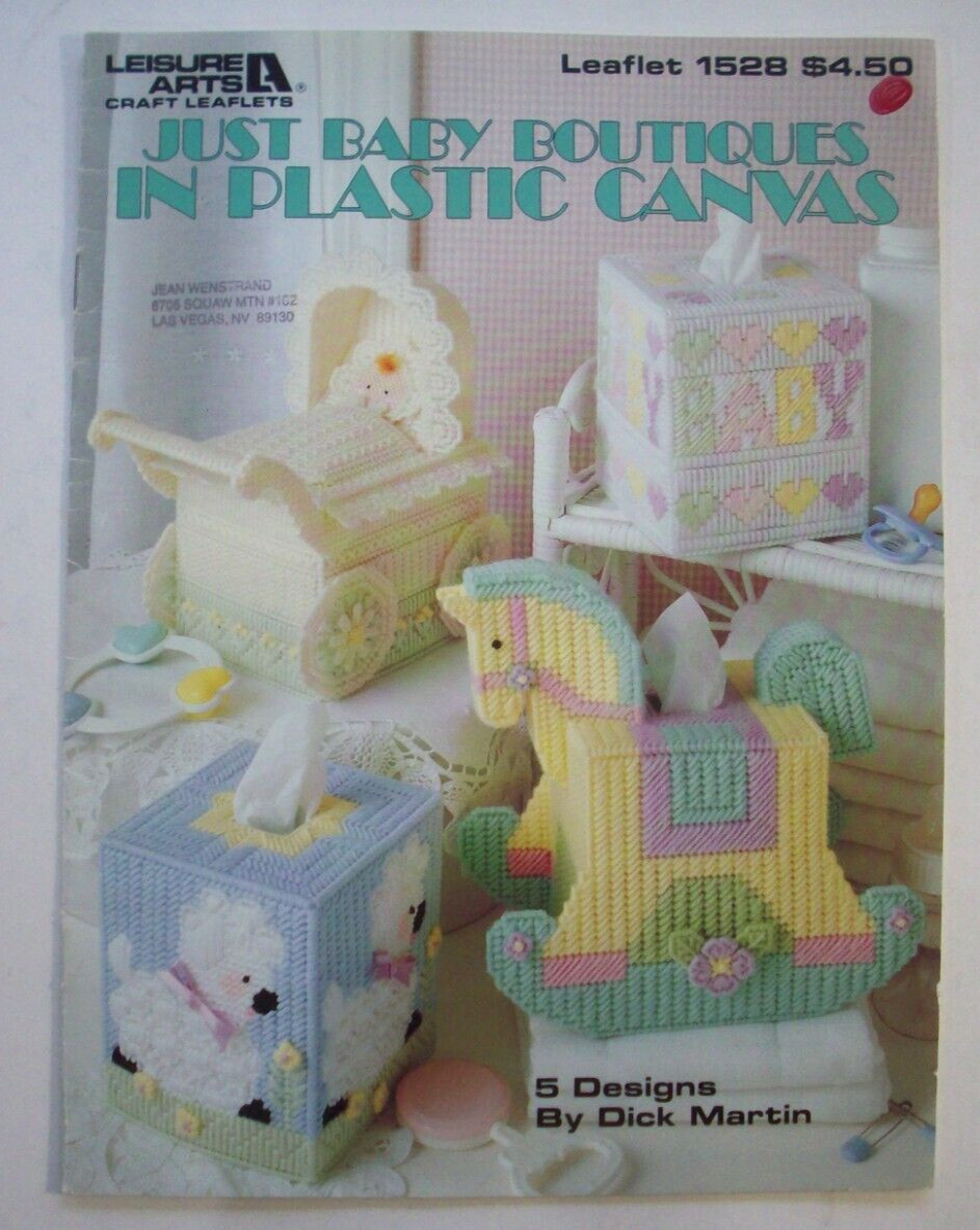 Just Baby Boutiques plastic canvas pattern tissue covers buggy lamb horse lamb
