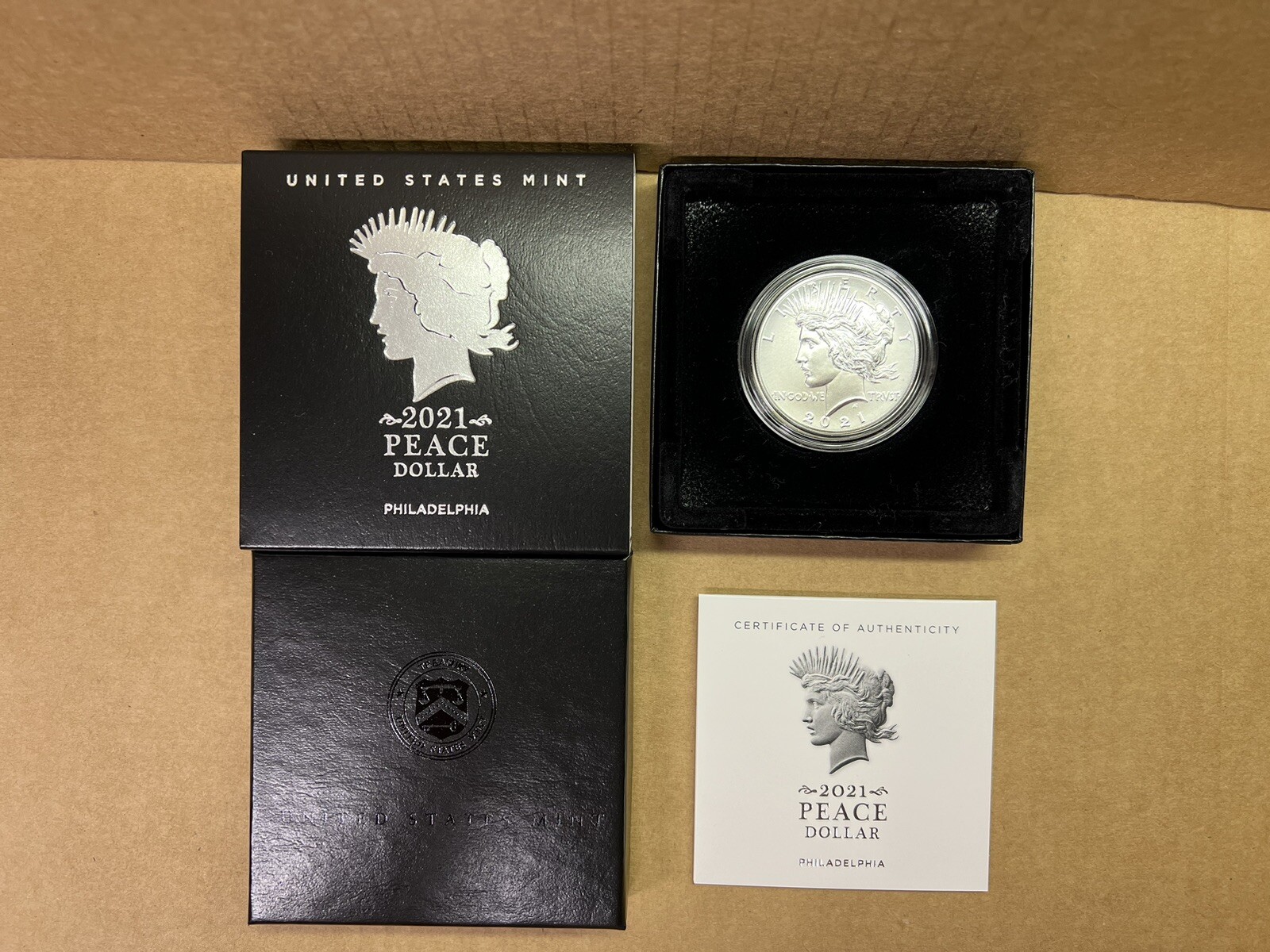 2021 P Peace Silver Dollar Coin Philadelphia 21XH