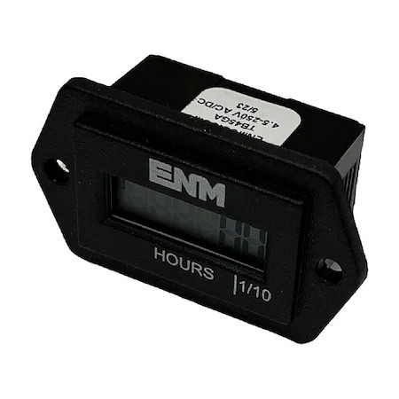 Enm Tb45ga Preset Hour Meter, 2.125" L, 1.4" W