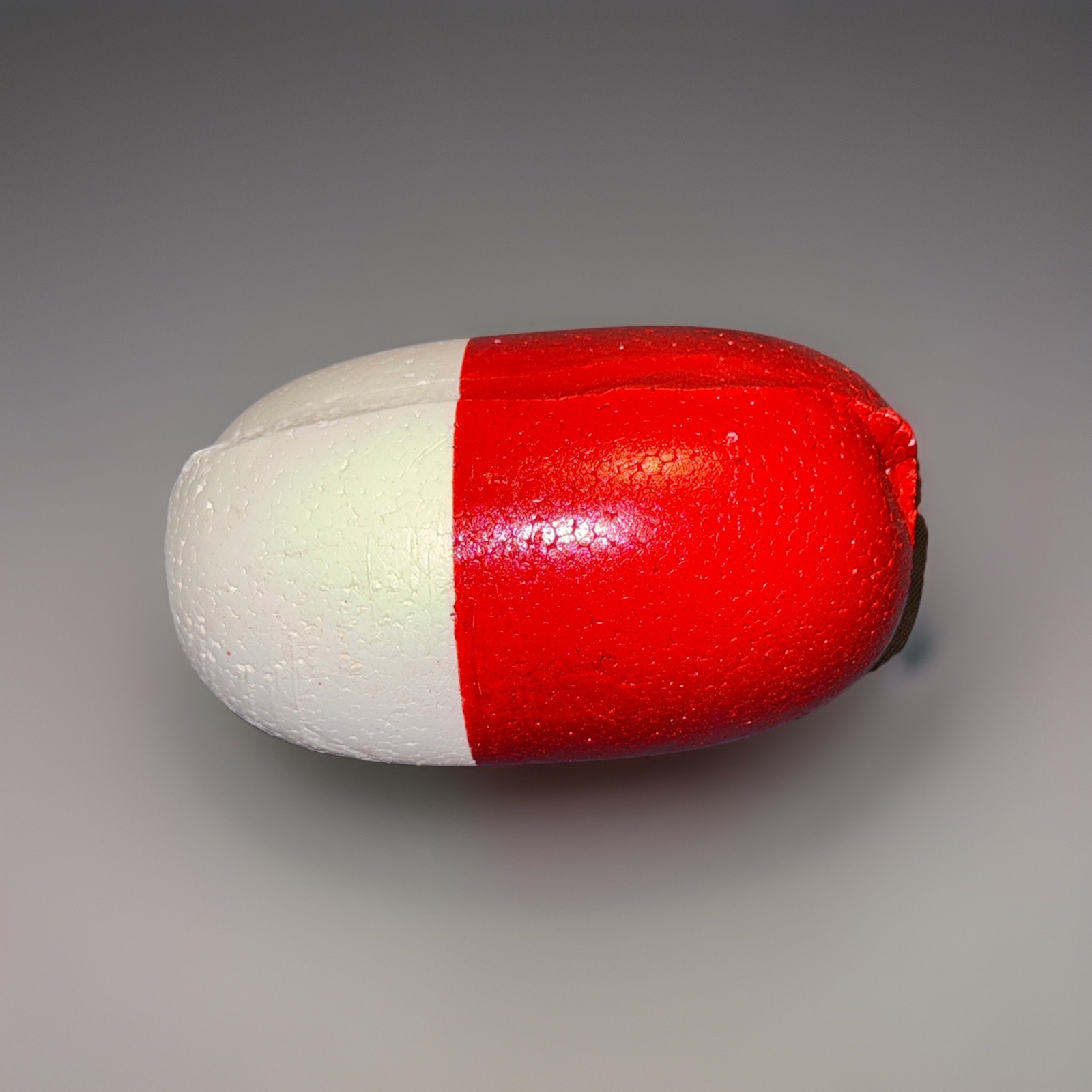 Floats #1504 Rope Floats, Red/White, 3"x5”  24Qty