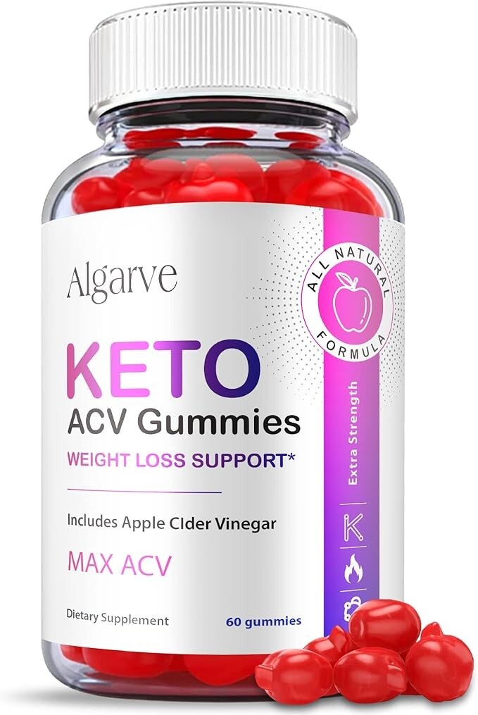 Algarve Keto Max ACV Weight Loss Support Formula Dietary Supplement (60 Gummies)