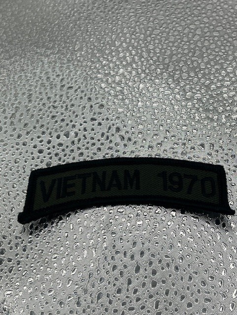 1970 Vietnam Campaign Service Combat Veteran 3.5 x 1 inch Sew On Patch