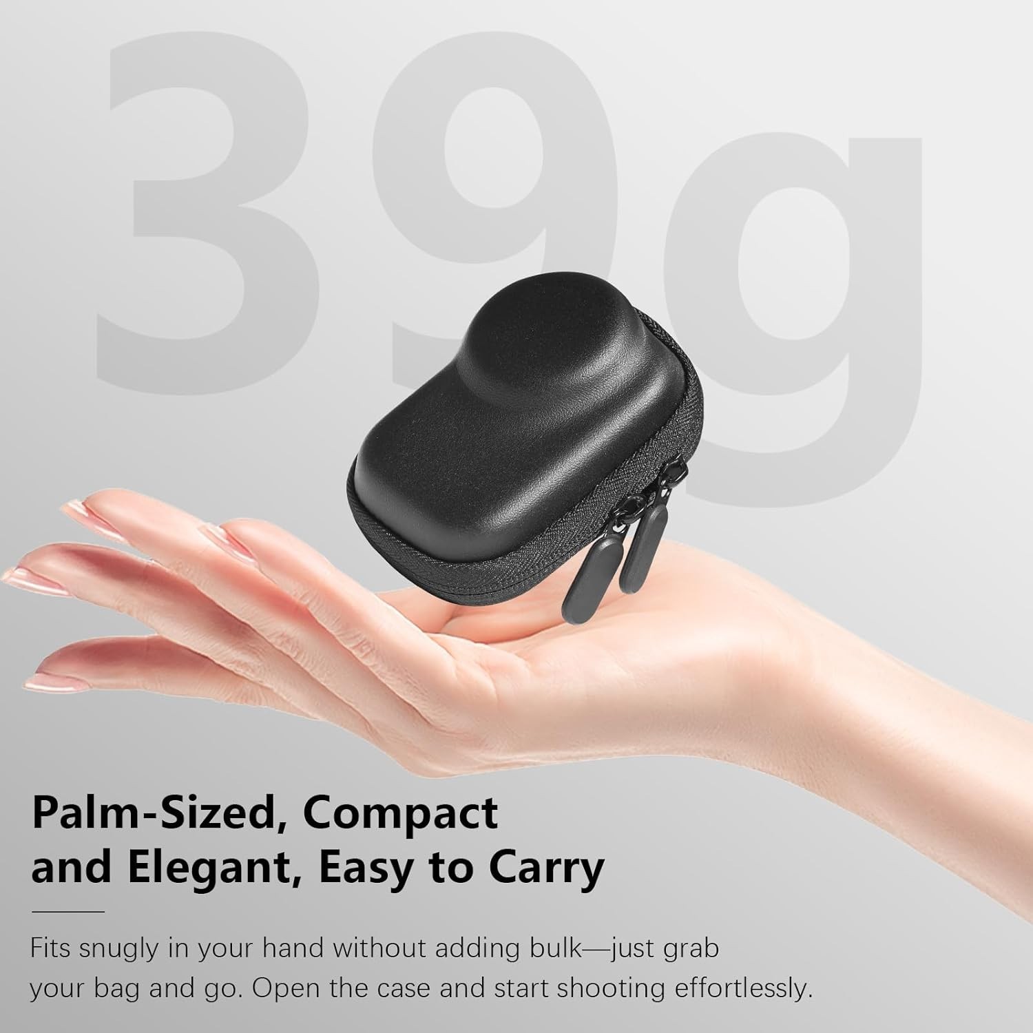 Leather Carry Case for DJI OSMO Action 6 - Compact & Durable Protection