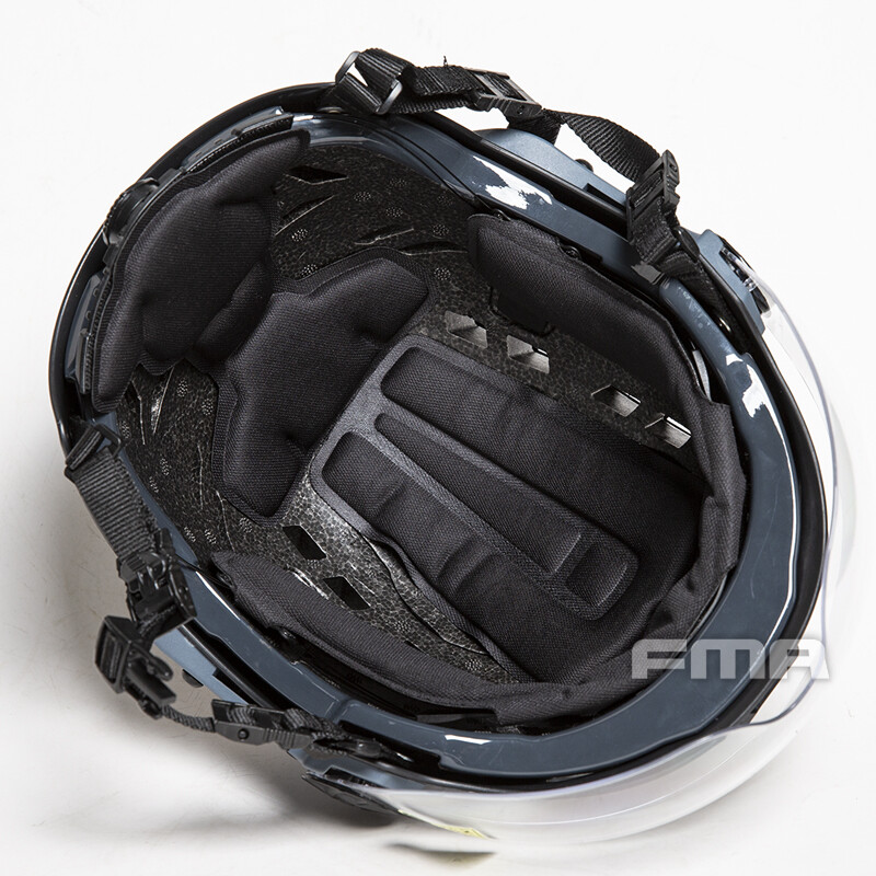 FMA Tactical Rescue Helmet Fire Safety Emergency Fireproof ABS Red Adjustable
