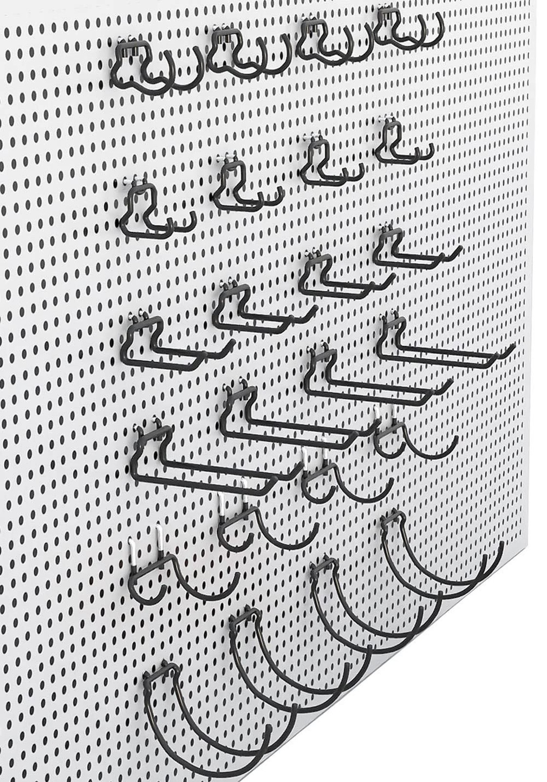 KINOMI 24 Pack Pegboard Hooks Heavy Duty Pegboard Drill Holder Power Tool Hol...