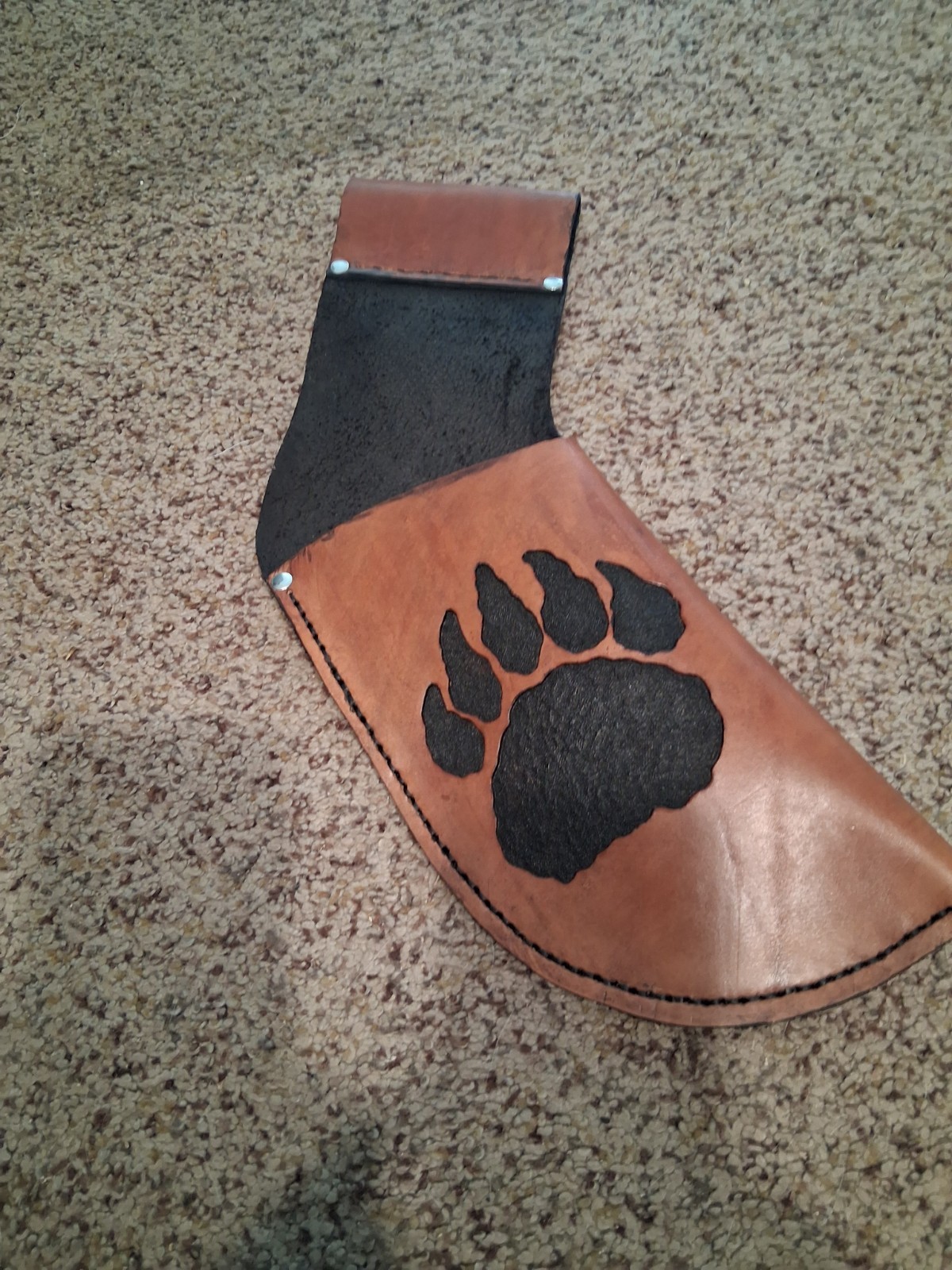 Handcrafted And Handtooled Traditional Archery Belt / Hip / Side Quiver